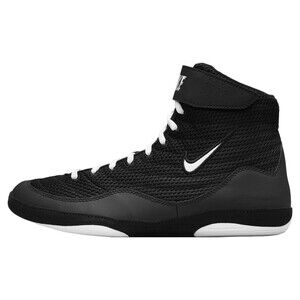 Nike Inflict 3 Wrestling Shoes Black 325256-006 Men's Size 4/ 5.5 Women's NEW